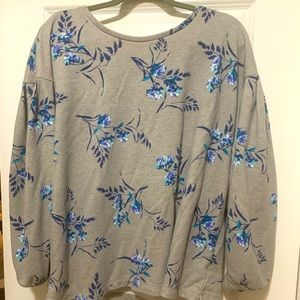 Liz Claiborne Floral Sweatshirt